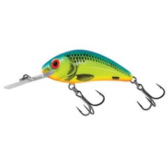 Salmo Wobler Rattlin Hornet 6 Floating Chartreuse Blue