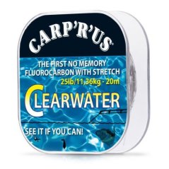 Carp´R´Us Clearwater - návazcový fluorocarbon 20m crystal
