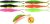 Quantum Magic Trout T-Worm V-Tail 1,5g 6,5cm 6ks Chili/Cheese