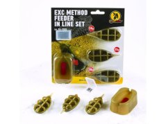 Extra Carp Method Feeder In Line Set 3+1