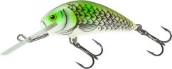 Salmo Wobler Hornet Sinking Olive Hot Spot