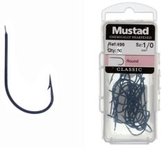 HÁČIKY S LOPATKOU MUSTAD 496 bal.50ks, vel.6