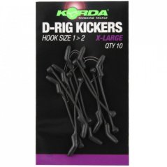 Korda Rovnátka Kickers D Rig Green 10 ks-Velikost M