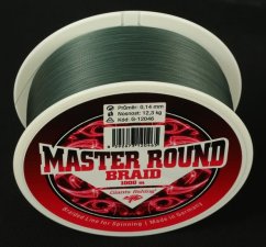 Spletaná šnúra Master Round Braid 0,12 mm / 1000m