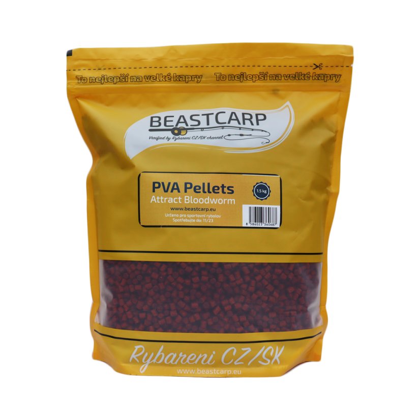PVA Pellets Attract Bloodworm
