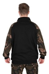 Fox Mikina LW Black Camo QTR Zip