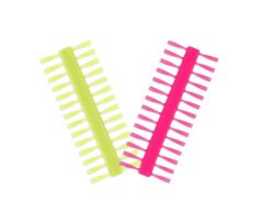 Nekonečná zarážka Delphin Q-STOP / žlutá +růžová