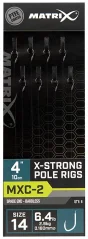 Hotový Návazec Matrix MXC-2 4” Pole Rigs 0,165mm/Vel. 16 8ks