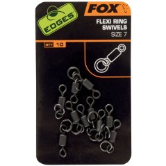 FOX EDGES Flexi Ring Swivel veľ.7 10ks