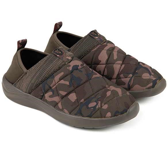 Fox Šľapky Camo/Khaki Bivvy Slipper