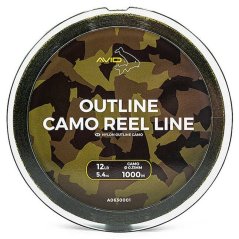 Avid Carp Vlasec Outline Camo Reel Line 0,28mm