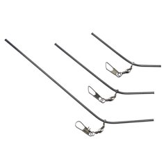 Giants Fishing Přejezd Na Tyčce Zahnutý SS Anti Tangle 3 ks-10 cm