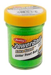 Berkley STBGSG PowerBait Glitter Trout Bait - Spring Green