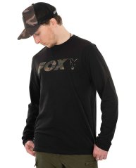 Fox Triko Long Sleeve Black Camo T Shirt XXL