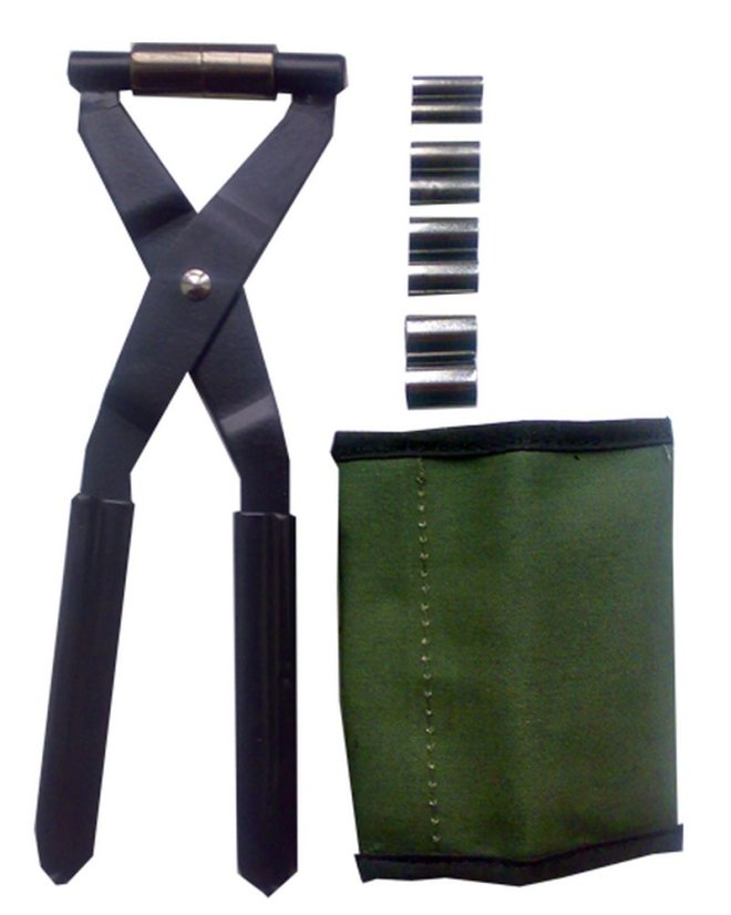 Kleště na rožok ZICO, kov.,5 prům.čelistí+zásobník