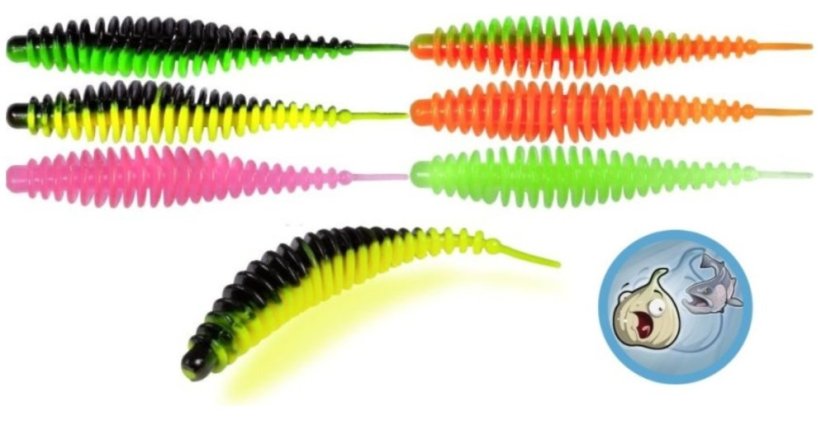 Quantum Magic Trout T-Worm I-Tail 1,5g 6,5cm 6ks Garlic
